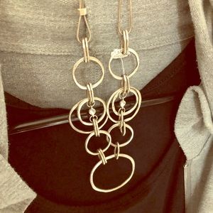 🌺 SALE 2/$12 3/$15 silver statement necklace